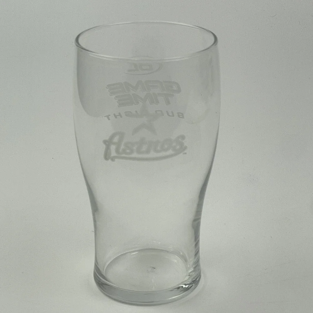 Houston Astros Pint Glass SGA Budweiser Beer Cup Mug MLB‎ Baseball